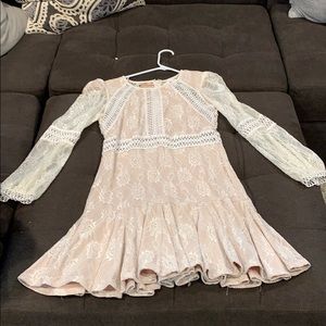 Forever Unique White Lace dress